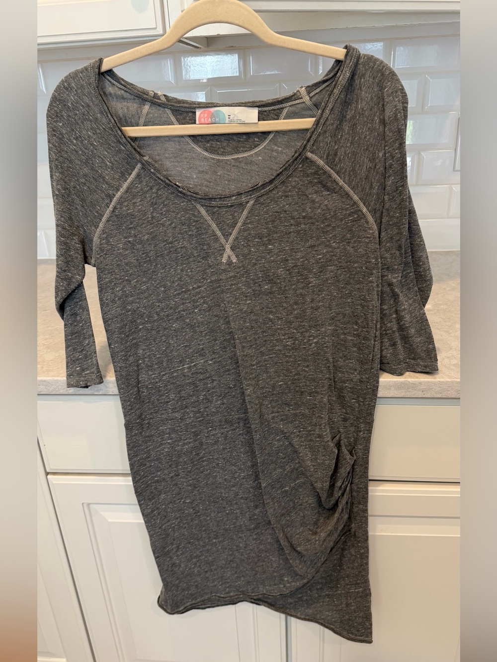 Charcoal Gray Lightweight Women's Swim Coverup by FP Beach